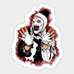 Silent Clown Sticker